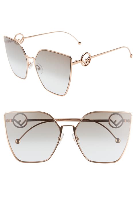 fendi oversized sunglasses|fendi sunglasses nordstrom.